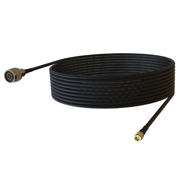 Poynting 10m HDF-195 Low Loss cable; N-Type (male) to SMA (male)