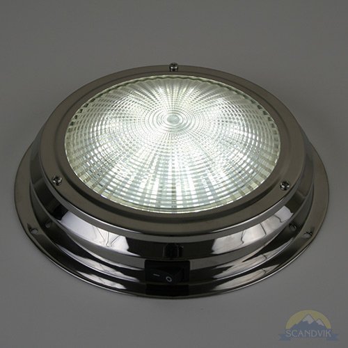 Scandvik 41324P Traditional 5" LED Dome Light