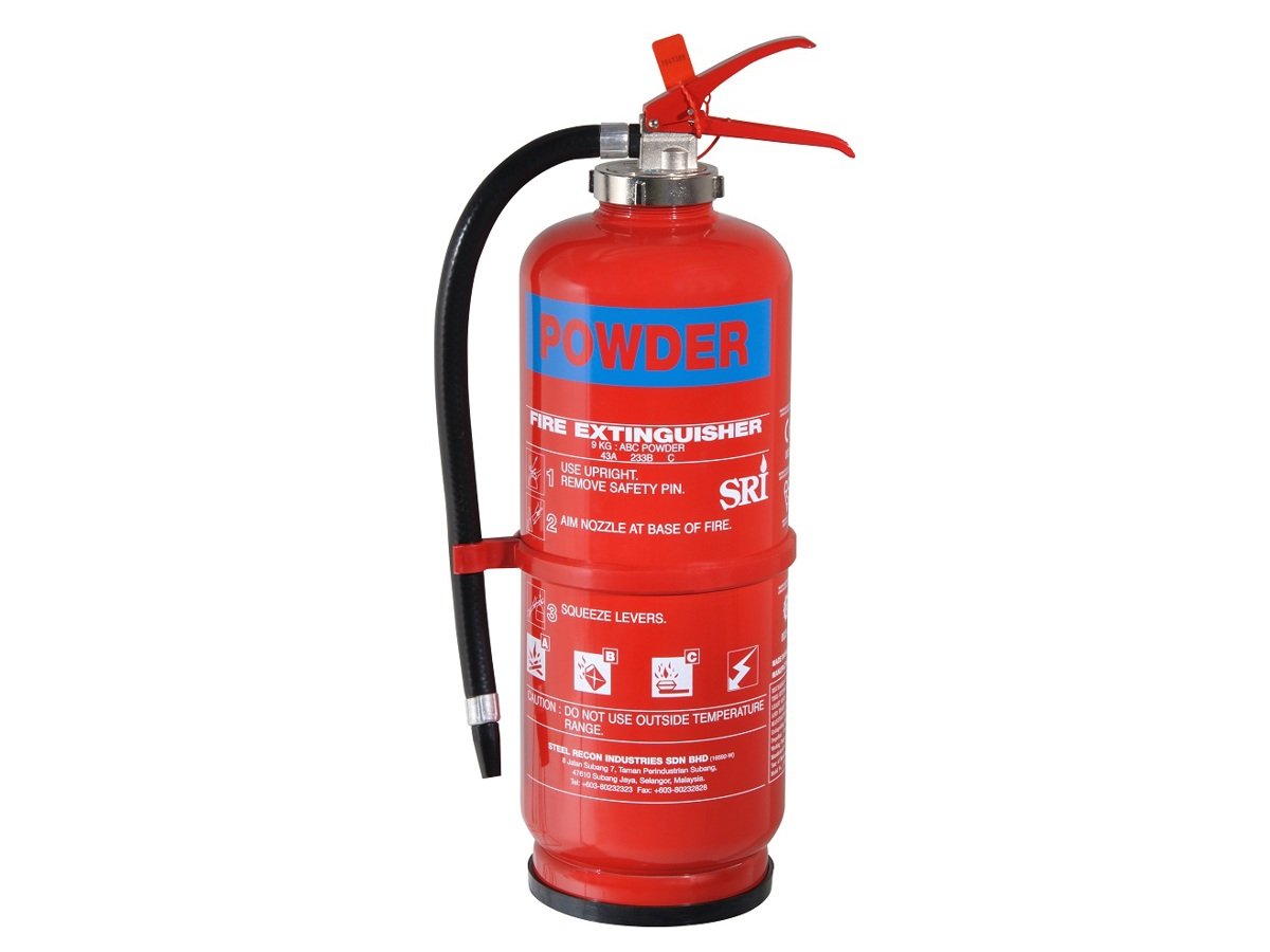 SRI Fire Extinguisher 9 kg ABC EN30 RED - EURO