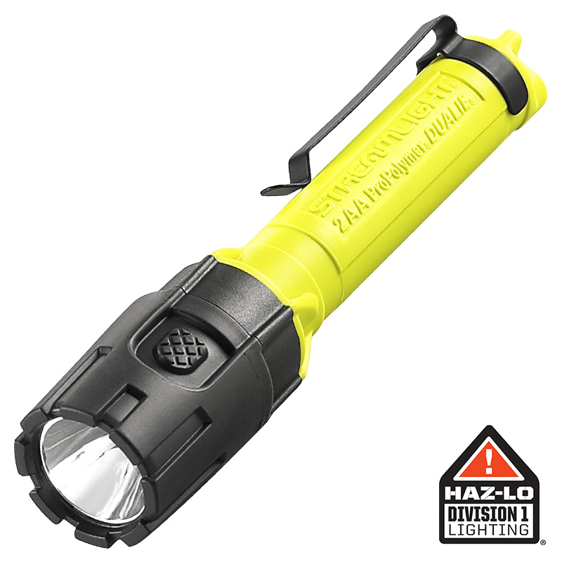 Streamlight Dualie 2AA with (2) "AA" Alkaline batteries - Box - Yellow