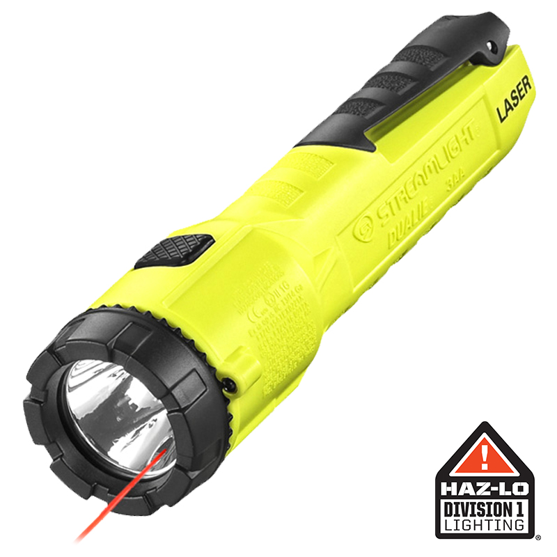 Streamlight Dualie 3AA Laser - Includes (3) "AA" Alkaline batteries - Clam - Yellow