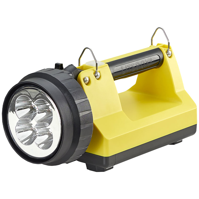 Streamlight E-Spot LiteBox Power Failure System - 120V/100V AC/12V DC - Includes shoulder strap & mounting rack - Orange