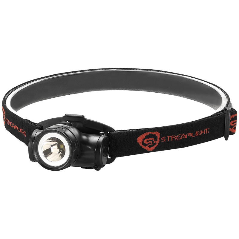 Streamlight Enduro - Includes Alkaline batteries, visor clip and elastic strap - Clam - Black