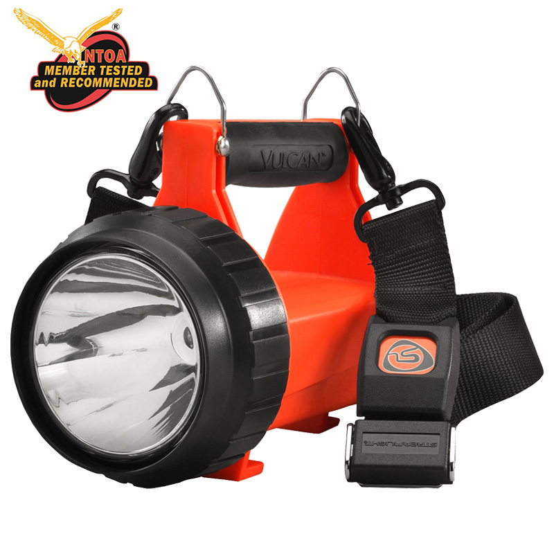 Streamlight Fire Vulcan LED Standard System - 240V AC/12V DC - Includes quick release shoulder strap (T-4A) - Orange