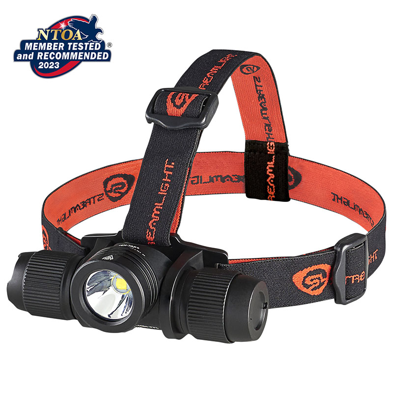 Streamlight ProTac 2.0 Headlamp - Includes (1) SL-B50 battery pack, USB-C cord, elastic head strap, and rubber hard hat strap - Black