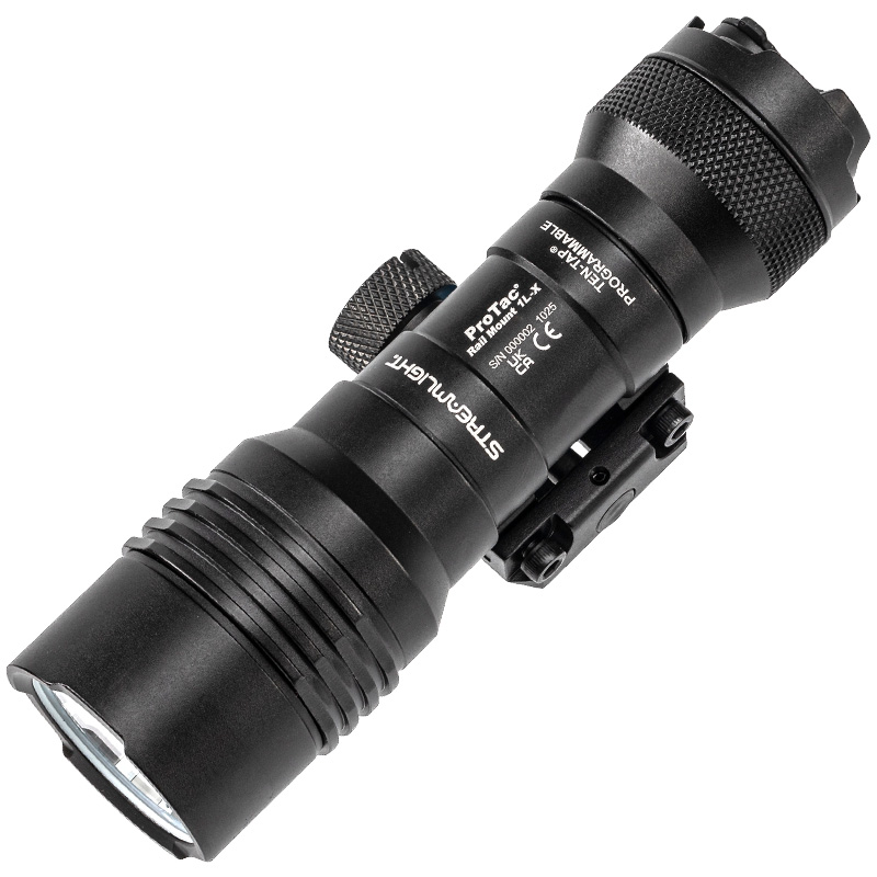 Streamlight ProTac Rail Mount 1L-X USB - Includes tailcap switch, mounting hardware, M-LOK® mount, (1) SL-B9 battery pack and USB cord - Black