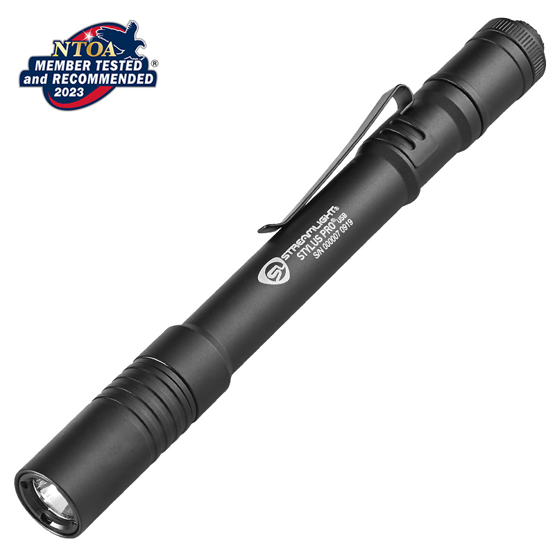 Streamlight Stylus Pro USB - Includes nylon holster - Black with White LED