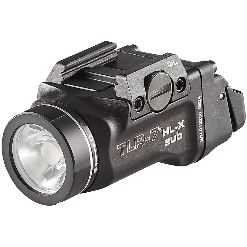 Streamlight TLR-7 HL-X sub USB (SIG SAUER® P365®/XL closed rail systems*) - Includes mounting kit with key, multi-tool and (1) SL-B9 Li-ion rechargeable battery pack and USB-C cord - Black *Does not fit the P365® XMACRO