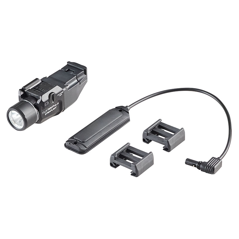 Streamlight TLR RM 1 HL-X USB - System - Includes M-LOK Mount, key kit, mounting hardware, straight momentary pressure switch, (1) SL-B9 rechargeable battery pack and USB-C cord - Box
