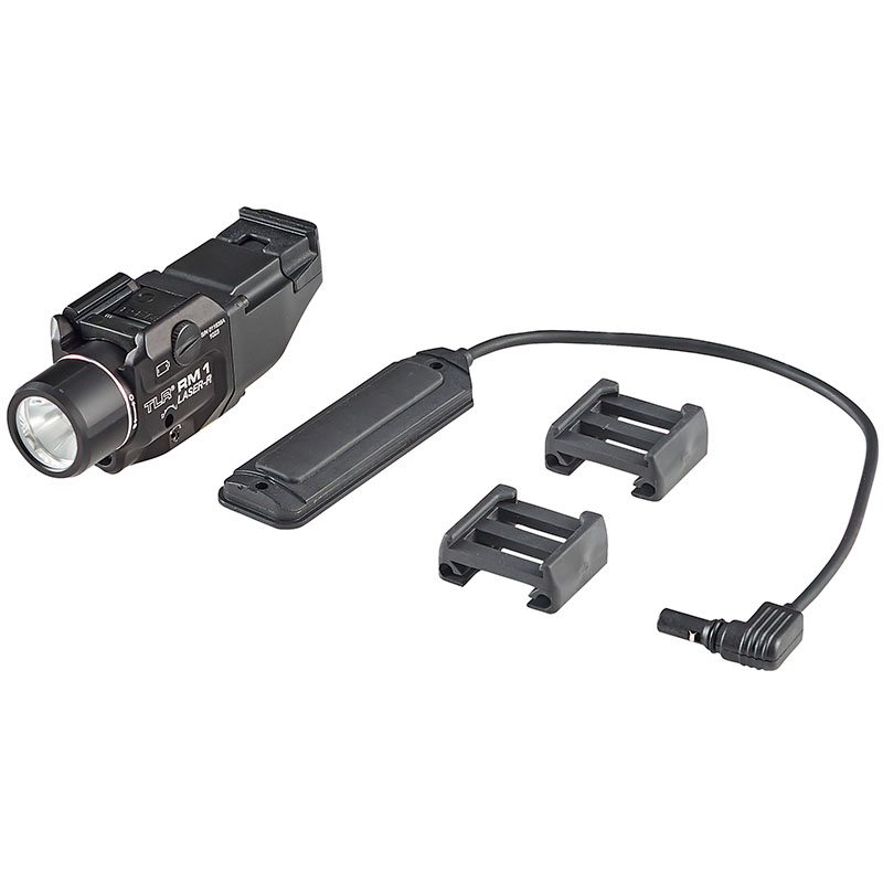 Streamlight TLR RM 1 Laser R - Light only - Includes M-LOK Mount, key kit and (1) CR123A lithium battery - Box - Black