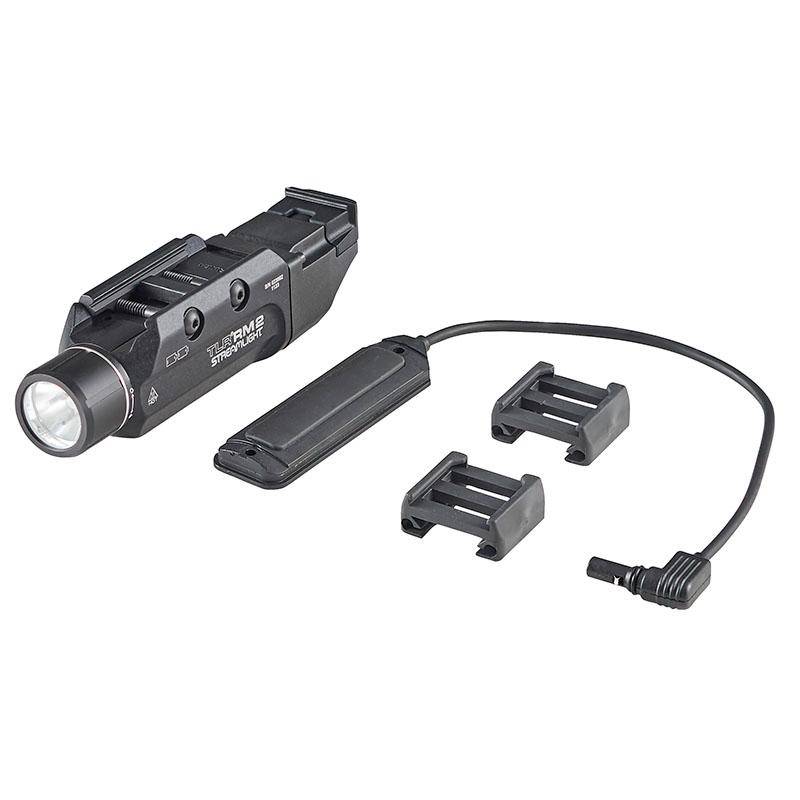 Streamlight TLR RM 2 System - Includes M-LOK Mount, remote door switch, remote pressure switch, mounting clips and (2) CR123A lithium batteries - Box - Black