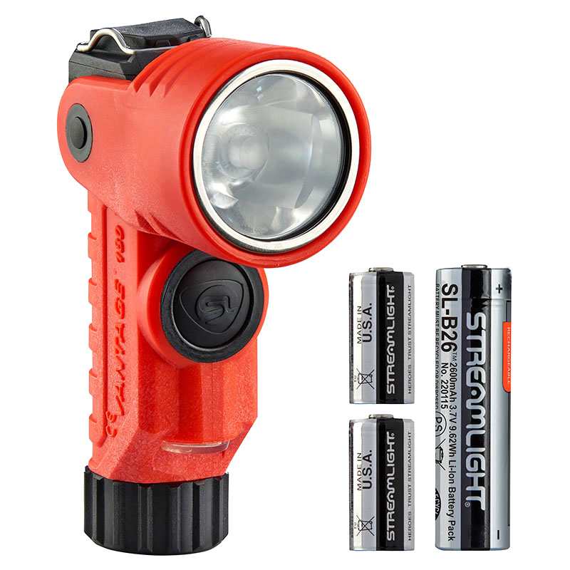 Streamlight Vantage 180 X - Includes (2) CR123A lithium batteries, helmet bracket - Box - Orange