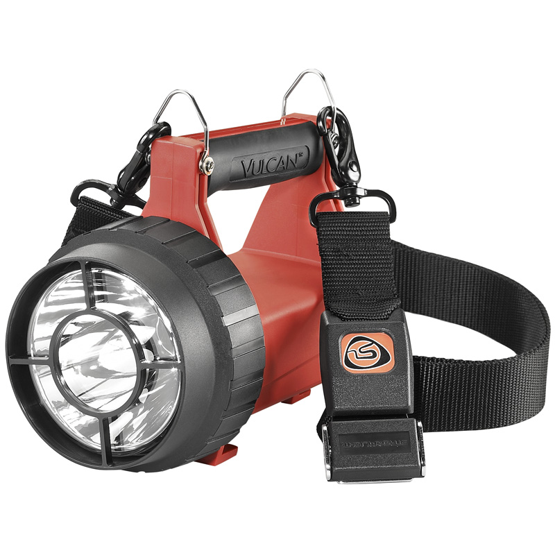 Streamlight Vulcan LED (ATEX) Standard System - 100V AC/12V DC - Includes quick release shoulder strap - Orange