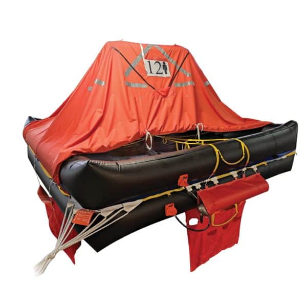 ARIMAR Liferaft SOLAS DEEP SEA II,Throw Overboard,25 prs,canister (A)2